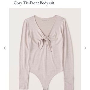 Cozy Tie-Front Bodysuit